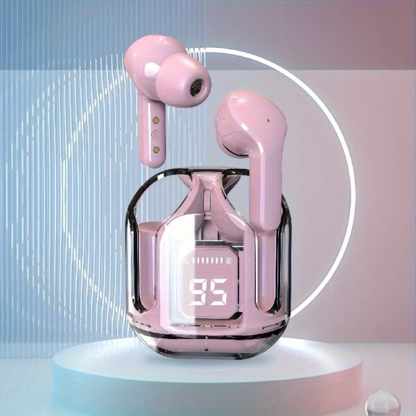 New Air39 Transparent Fashion ENC Noise Canceling Earbuds Wireless Headset Works With All Mobile Phones - Image 4