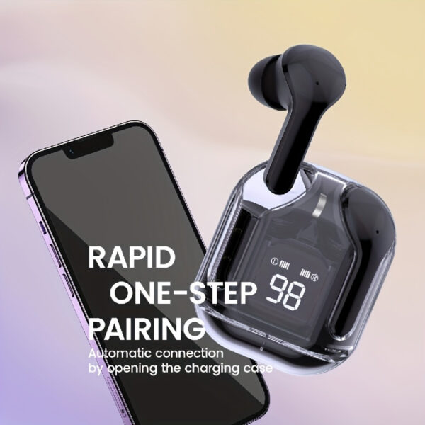 New Air39 Transparent Fashion ENC Noise Canceling Earbuds Wireless Headset Works With All Mobile Phones - Image 2