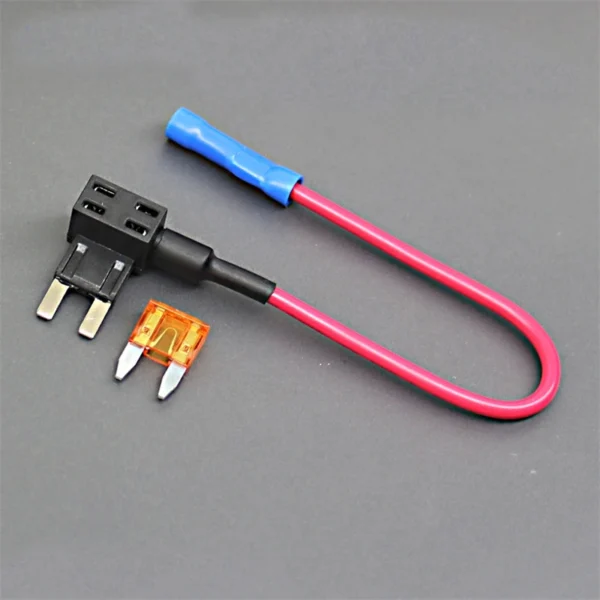 12V Fuse Holder Add-a-circuit TAP Adapter Micro2 Mini Small Standard ATM APM Blade Auto Fuse with Holder with 10A Blade Car Fuse - Image 3